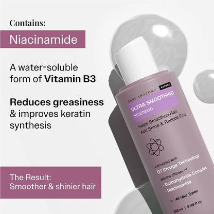Bare Anatomy Ultra Smoothing Hair Trio – Shampoo, Mask & Serum